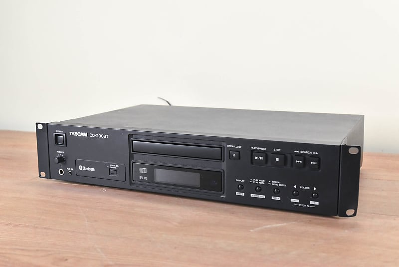 TASCAM CD200BT Rackmount CD Player with Bluetooth Reverb Australia