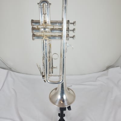 Very Rare! Vintage 1935 Couesnon Fournisseurs de l'Armée Silver-Plated  Flugelhorn - Beautiful Sound! | Reverb