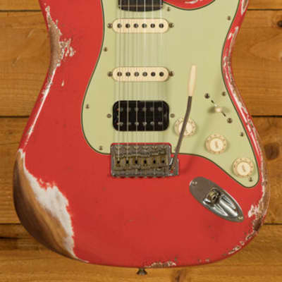 Fender Custom Shop 61 HSS Strat | Heavy Relic Fiesta Red Fender Custom Shop 61 HSS Strat | Heavy Relic Fiesta Red