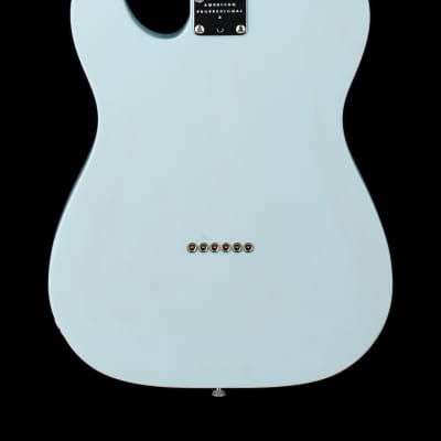 Fender Limited Edition American Professional II Telecaster Thinline - Transparent Daphne Blue #18616 image 2