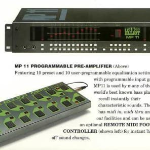 Trace Elliot MP11 - Programmable Pre-Amplifier image 5