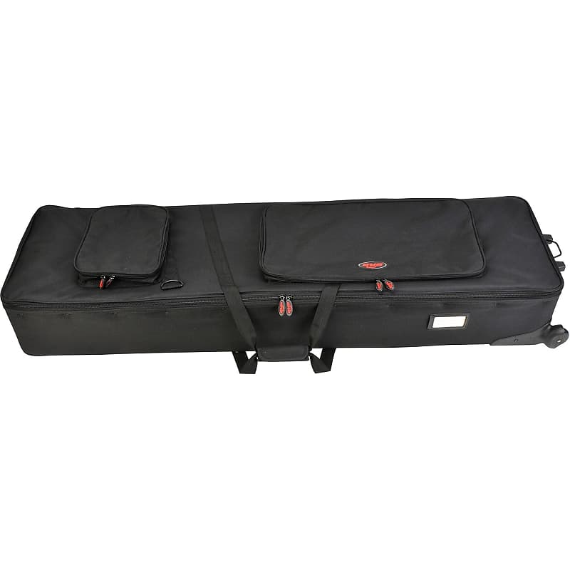 SKB 88-Note Narrow Keyboard Soft Case with Wheels image 1