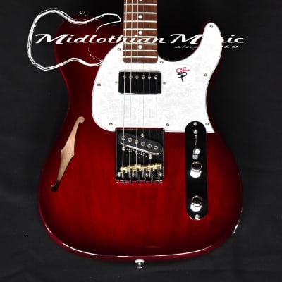 G&L Tribute ASAT Classic Bluesboy - Semi-Hollow Electric Guitar - Redburst Gloss Finish image 2