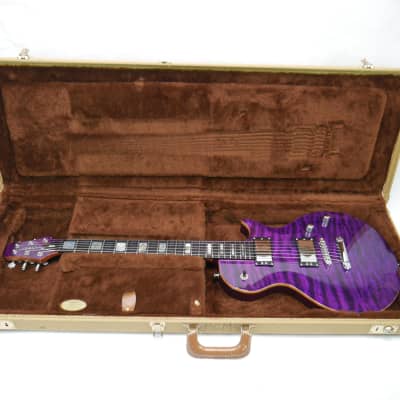 Carvin CS-6 California Carved Top Electric Guitar LP Style 2000's - Trans Deep Purple image 18