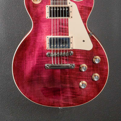 Gibson USA Les Paul Standard 60's Figured Top - Translucent Fuchsia image 2