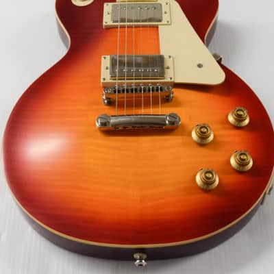 Epiphone Limited Edition 1959 Les Paul Standard Electric Guitar - Aged Dark Cherry Burst image 2