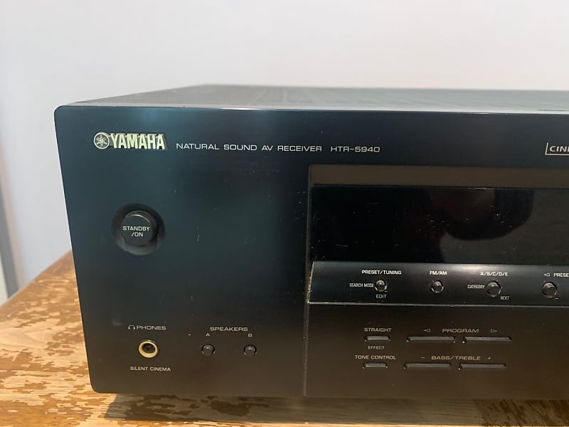 Yamaha HTR-5940 6.1 Ch 105 Watts/Ch Natural on sale Sound AV Receiver - Tested