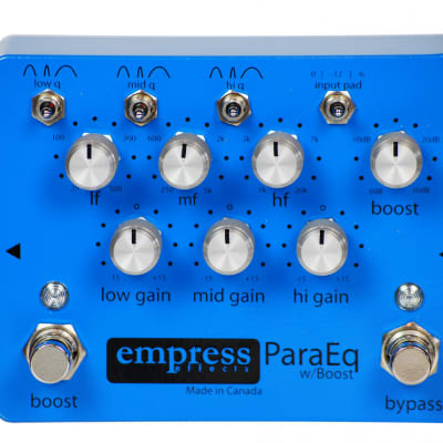 ギター empress ParaEq with boost Used Empress Effects ParaEq with Boost EQ Pedal | Guitar Center