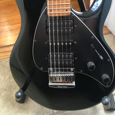 Ernie Ball Music Man Silhouette HSH Hardtail 1996 Black | Reverb