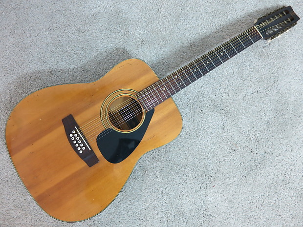 Vintage 1970s Yamaha FG 210 Acoustic Guitar Project High Action
