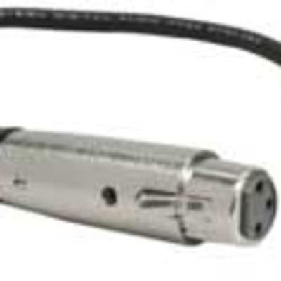 Hosa DMX106 6" DMX Adapter Cable, XLR5M to XLR3F