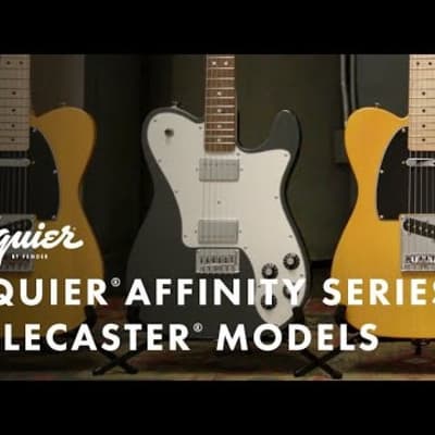 Squier Affinity Series Telecaster Deluxe, Charcoal Frost, Laurel fingerboard image 9