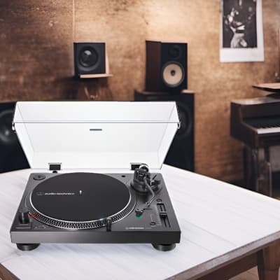 Audio Technica AT-LP120XBT-USB Bluetooth Wireless Direct-Drive USB Turntable - High-Fidelity Vinyl Record Player Bundle with M-Audio BX5 Active Studio Monitors, and Vinyl Record Care System image 7