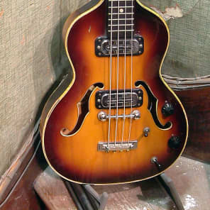 Hoyer London Violin Bass 60's Sunburst image 2
