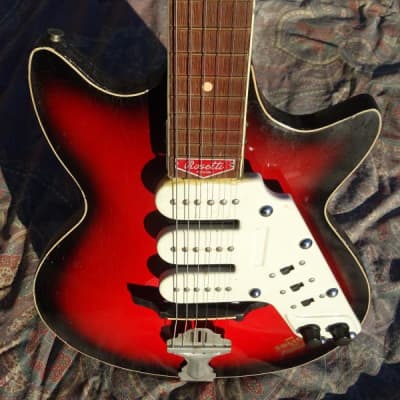 ROSETTI   SUPER SOLID 7 1960 Red Burst image 2