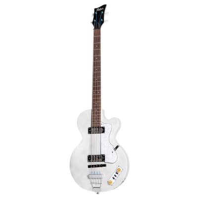 Hofner Pro Edition Club Bass Guitar - Pearl White image 2