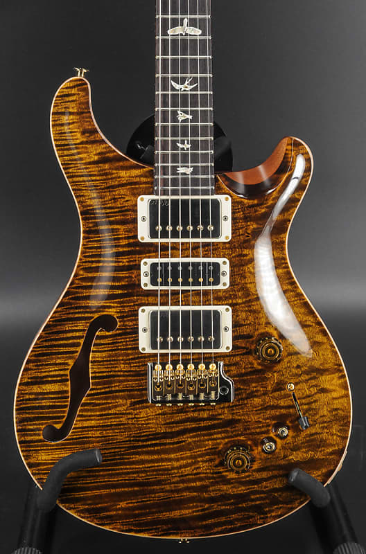 PRS Special Semi-Hollow 10-Top Yellow Tiger Rare One Piece Top #1093 image 1