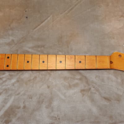 Allparts TMVF-C Lic. Fender Maple Telecaster Neck Tinted Aged Poly C Profile 10" Radius, 21 Frets #2 image 2