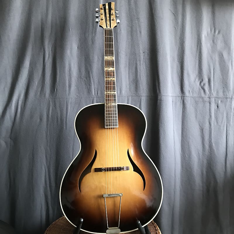 Vintage German archtop jazz guitar 50s - Isana Klira - new frets image 1
