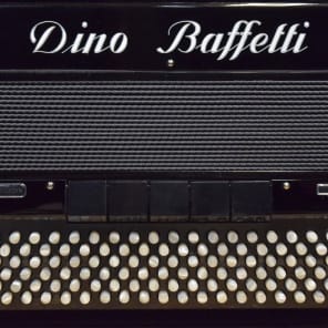 Dino Baffetti Melodia III Black Chromatic C System Accordion