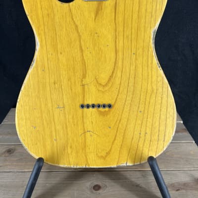 Von K Guitars T-Time 69 Relic Tele Style Aged Butterscotch Blonde Nitro Lacquer image 8