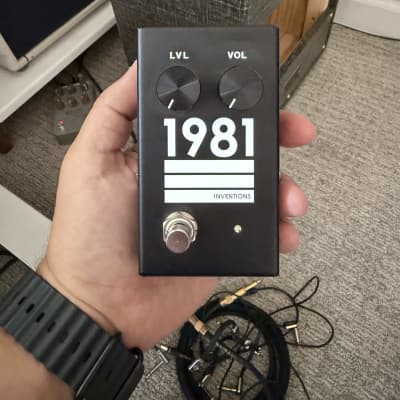 Reverb.com listing, price, conditions, and images for 1981-inventions-lvl-full-range-overdriver