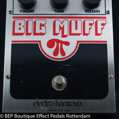Electro-Harmonix EH 3003 Big Muff π V5 (Op Amp Tone Bypass) 1981 USA as used by Andy Martin-Reverb image 2