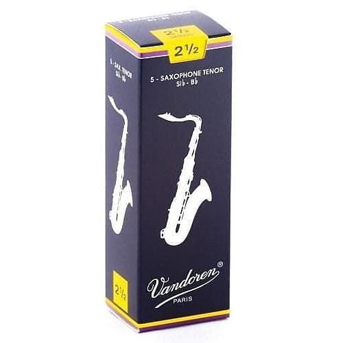 Vandoren Traditional Tenor Saxophone Reeds - 2.5 image 1
