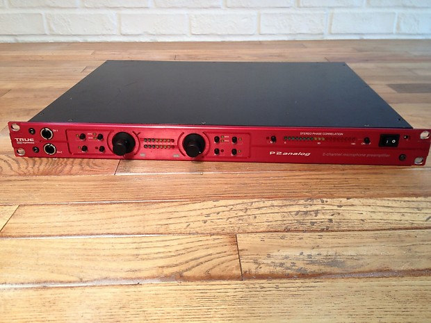 True Systems P2 analog 2 channel mic preamp rack excellent