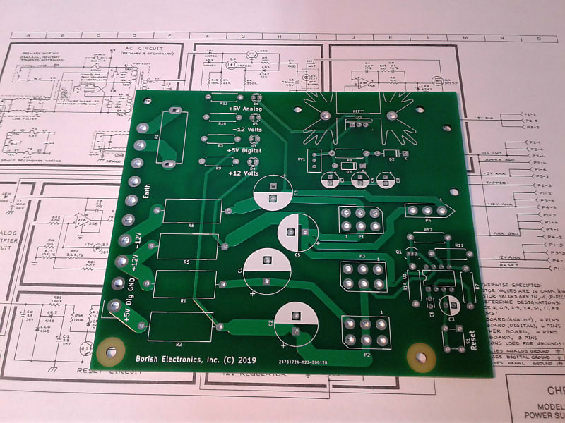 Rhodes Chroma Power Supply PSU PCB Replacement Custom image 1