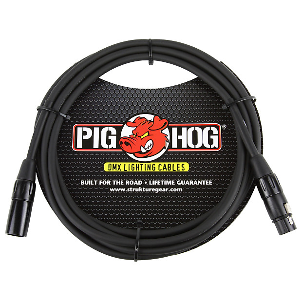 Pig Hog PHDMX10 3-Pin DMX Cable - 10' image 1