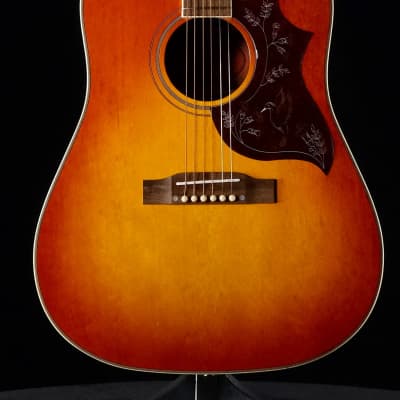 Epiphone Hummingbird Acoustic Guitar - Aged Cherry Sunburst | Reverb