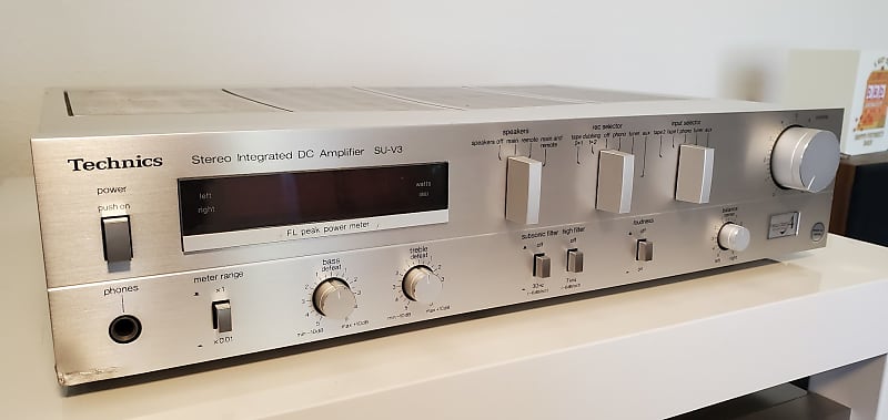 Vintage Stereo Integrated Amplifier Technics SU-V3