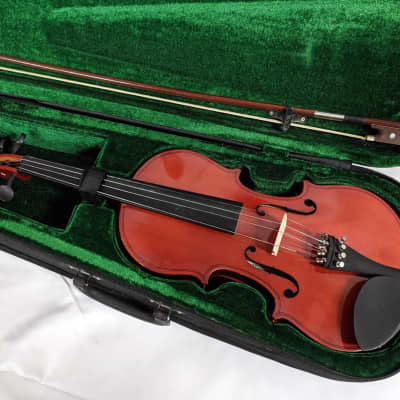 Giuseppi GV-10 4/4 Student Violin With Case & Bow image 4