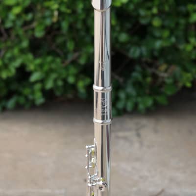 Tomasi 7 Series Intermediate Open-Hole Flute - B-foot - Silver Plated image 6