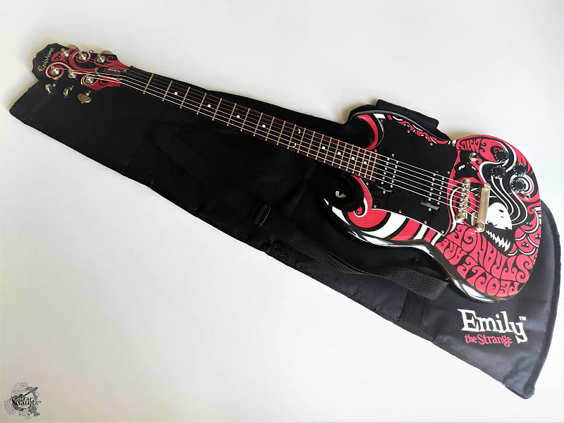 Rare! Epiphone SG Emily The Strange G-310 '2010 w/GigBag