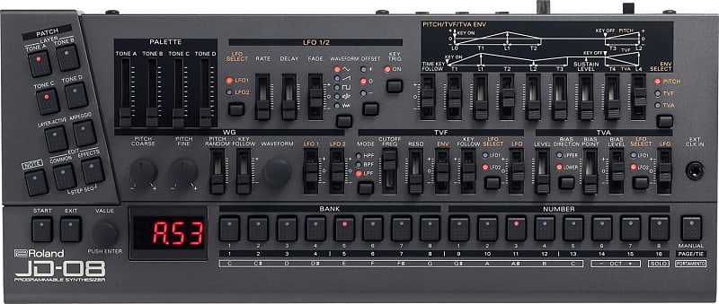 Roland JD-08 Boutique Sound Module, Re-Creation of the Classic JD-800 image 1