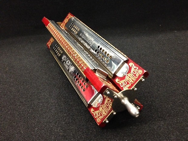 高い品質 Quartet Tremolo Hohner harmonica case hard With Germany 管楽器・吹奏楽器