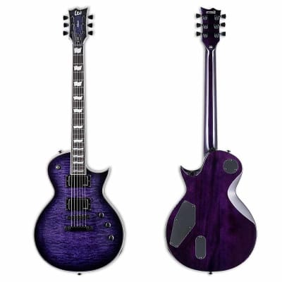 2000 ESP Forest-GT Electric Guitar See Thru Purple Japan w