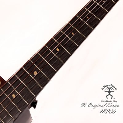 aNueNue M200 all Solid Moon Spruce & Indian Rosewood 36' Travel size Guitar acoustic image 11