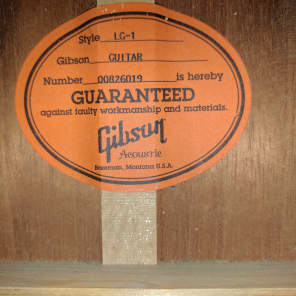 Gibson Montana LG-1 Early 60's Limited Edition (rare) image 13