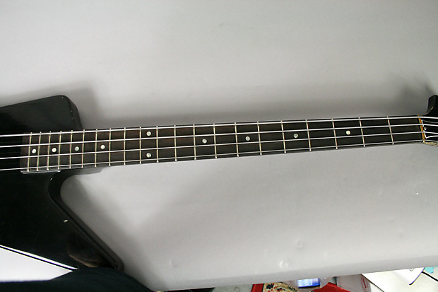 1984 Gibson Explorer Bass Guitar USA Black ORIGINAL Vintage 1984 Gibson Explorer Bass Guitar USA Black ORIGINAL Vintage