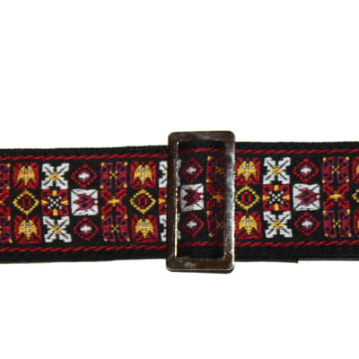 Ace Vintage Reissue X's and O's Guitar Strap by D'Andrea - Made in the USA image 4