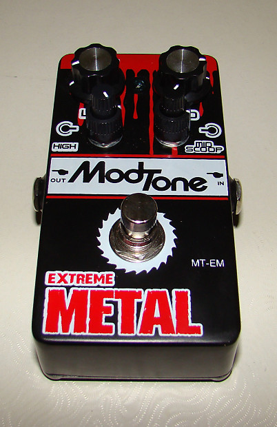 最新情報 ModTone Extreme Pedal Effect Guitar Distortion MT-EM Metal ギター