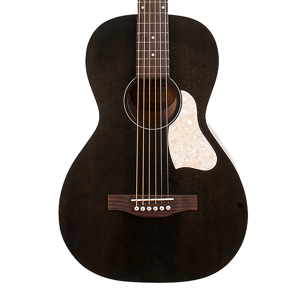 Art & Lutherie Roadhouse Parlor Acoustic-Electric Guitar Black 