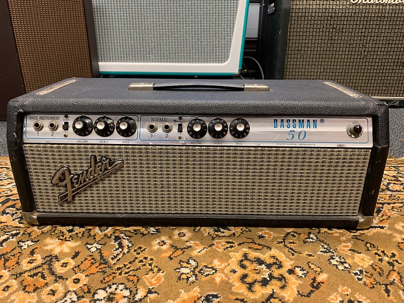 Fender Bassman 50 1973 (with Plexi mod) Amplifier Head | Reverb