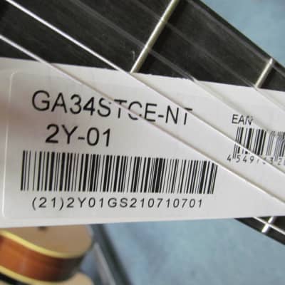 Ibanez GA34STCE-NT Thinline Cutaway Classical Electric Guitar image 11