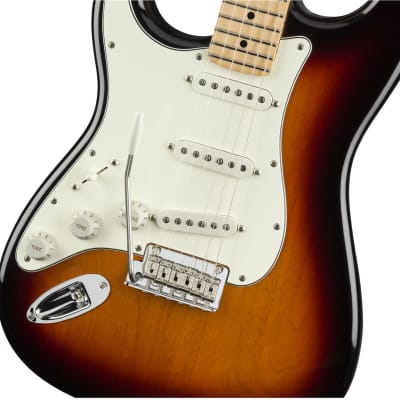 Fender Player Stratocaster Left-Handed, Maple Fingerboard, 3-Color Sunburst image 3