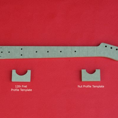 1950's Fender Telecaster w Vintage Router Hump and Neck Guitar Router Templates CNC Luthier Tools image 5