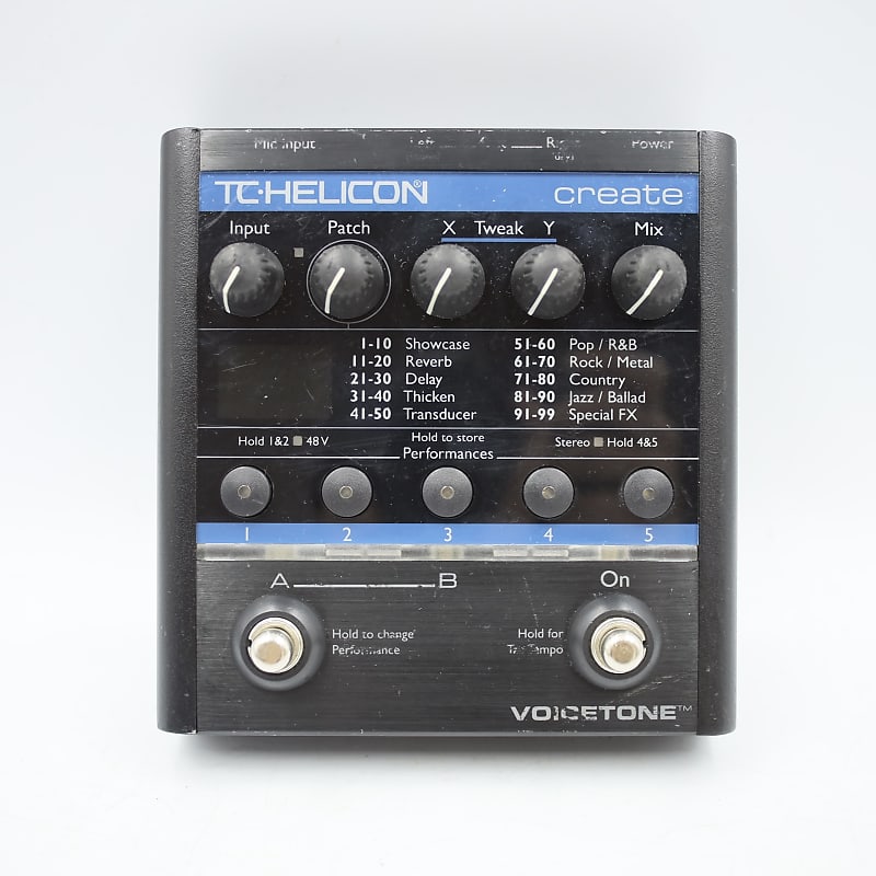 TC Helicon VoiceTone Create | Reverb